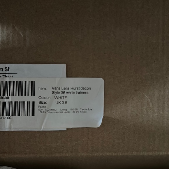 Vans Leila Hurst White Trainers - Picture 9 of 10